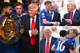 Trump 'masks smile' at Club World Cup as Cole Palmer has 4-word question for President