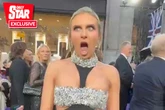 Chloe Burrows falls out of dress in Pride of Britain red carpet wardrobe blunder