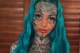 'Most tattooed woman' vows to remove £193k tattoos after not seeing face in 10 years