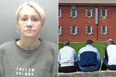 Female prison officer jailed after 'intimate' relationship with inmate she gave phone to