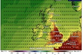 UK weather maps show 'red zone' as England heads for another 34C heatwave