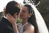 Dua Lipa wows in backless dress in first snaps of Callum Turner wedding celebrations