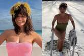 Supermodel Helena Christensen, 56, wows in strapless pink bikini as fans ask 'do you age'