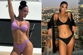 N-Dubz beauty Tulisa strips to bikini held up by luck as fans gush 'love the view'