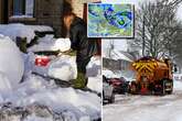 UK snow maps warn of 13 inches hitting the Britain next week in huge Arctic blast