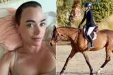 Real Housewives star defends horse-riding after brain tumour diagnosis and surgery