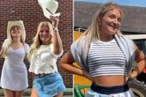 Clarkson's Farm's Harriet Cowan shakes her hips in mini skirt and cowboy boots