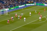 Dominik Szoboszlai's celebration says it all as he scores 'total fluke' to give Liverpool lead