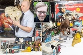 Stephen Merchant selling his huge Star Wars toys to raise money for a local school