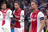 Jordan Henderson 'pulled away' from Ajax team-mate in furious Europa League bust-up