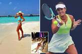 Tennis star divorces husband days after shock career change to sell naughty pics