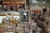 Inside creepy abandoned Japanese theme park that looks like 1800s America left to rot