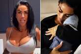 Katie Price shows off boob job in bra as she declares 'yes I do have twins'