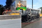 Boxer burns to death under bus in horror crash as devastated trainer pays tribute