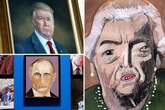 'Worst' portraits ever after Trump strop - pinhead Royal, Putin mix-up and 'dog Queen'