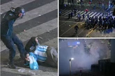 Police deploy tear gas after glass bottles hurled at cops in Buenos Aires World Cup riot