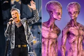 Robbie Williams called upon to spearhead search for aliens and open UK hidden X-Files