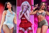 All celebs rocking 'only underwear trend' on stage as fans cry 'get them clothes'