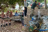 Giant 410kg monster crocodile restrained by brave locals as many marvel at size of beast