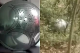 'Ominous' message as UFO covered in weird writing found