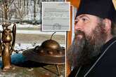 Priest demands infamous UFO site 'destroys' statue of 'demon-like' alien