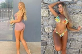 Love Island's Jess Gale squeezes pert rear into skintight shorts in sizzling display