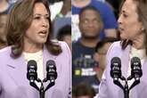 'Demon' woman filmed at Kamala Harris rally as Republicans fear 'the Satanic left'