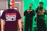 Kneecap star wears Palestine Action t-shirt and balaclava ahead of Glasto gig
