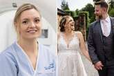 Nurse who planned to jump in front of train marries driver who saved her life