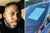 Fed up Lexus driver left thieves trying to steal his car takes drastic action with mad note