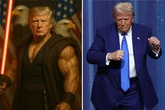 Donald Trump goes 'full Sith Lord' as he posts mad AI pic for Star Wars Day