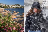 Brits to be hit with soaring 20C heat due before snow and 500-mile wide 'polar plunge'