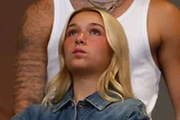 Harper Beckham, 15, turns heads wearing double denim to World Cup semi-final
