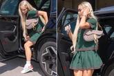 Alisha Lehmann says 'the moment is now' in £2,300 outfit after losing to U15 boys team