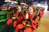 School choir perform festive carols on rollercoaster at top UK theme park