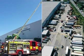 Ocado and Morrisons warehouse gutted as three robots collide sparking massive blaze