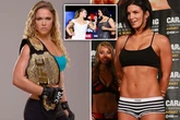 Ronda Rousey and Gina Carano's topless pics and raciest snaps ahead of Netflix mega fight