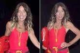 Davina McCall slips into Baywatch costume with hot pants after brain surgery