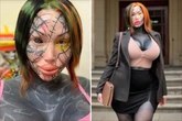 Model nearly lost eye after getting it tattooed like a 'otherworldly goddess'