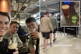 Pals go on Wetherspoons pub crawl to visit 37 bars in a day – here's what they drank