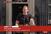 ‘Hot podium guy’ sends social media fans into meltdown as he sets up Starmer’s mic