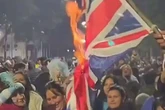 Argentina fans burn Union Jacks as World Cup lovers point out 'you got the wrong flag'