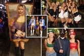 Raunchy Brit Halloween revellers strip off for wild nights on UK cities streets