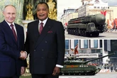 Putin shows off rusted Soviet tanks and missiles as world leaders descend on Russia for VE Day