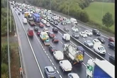 Traffic hell on major motorway as crash shuts road and sparks seven-mile queues