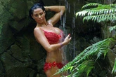 Katie Price, 47, doesn't hide new bum filler with grim bandage in topless poolside snaps