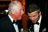 Charles finds time in his busy schedule for David Beckham despite snubbing Harry