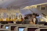 Flight horror as plane crashes into mast as 'oxygen masks drop and 267 passengers panic'