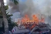 Massive fire rips through Dominican Republic resort as thick smoke fills the sky