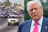 Trump posts OJ Simpson meme of him and 'fat face' JD Vance in cop cars chasing Obama
